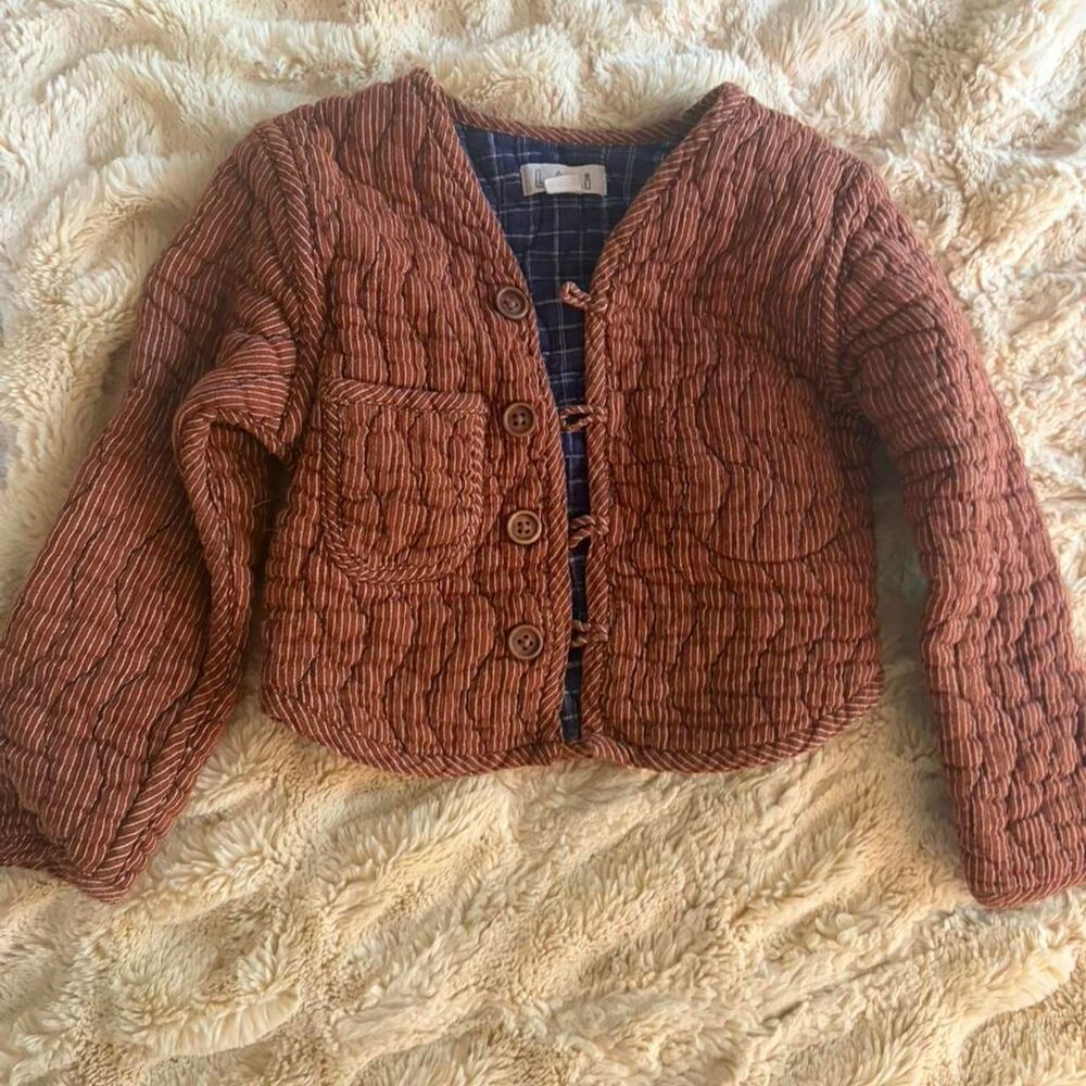 Lali Toddler Brown and Navy Jacket 12-18 months